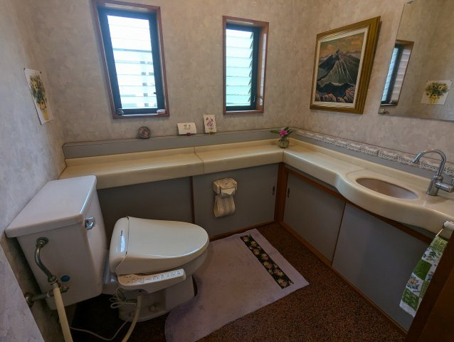 売中古戸建　駿東郡長泉町下長窪のトイレ|トイレには窓があり明るい室内です。手洗い場も併設しているので衛生的です。