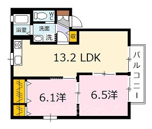 エモーション　Ｂ棟の間取り