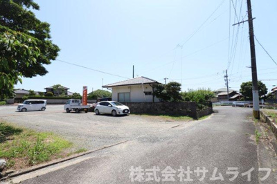 【前面道路含む現地写真】 | 庄司県道そば土地