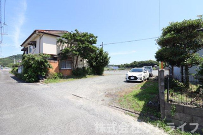 【前面道路含む現地写真】 | 庄司県道そば土地