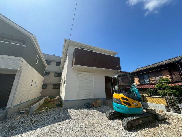 SUN COURT－サンコートー小倉北区中井３丁目【小倉北区　新築戸建て】の外観|現地撮影　2025,8,22　SUN COURT－サンコートー小倉北区中井３丁目【小倉北区　新築戸建て】