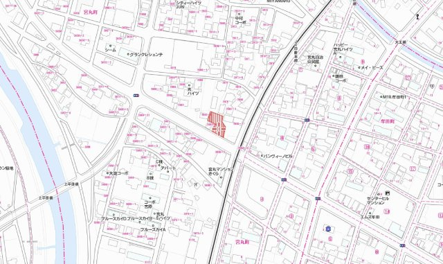 【土地図】 | 都城市宮丸町　1,580万円