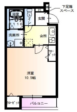 【間取り】 | フジパレス堺鳳東Ⅵ番館