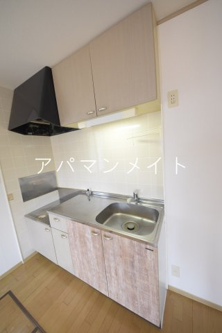 【キッチン】 | パークサイド上矢部A | きれいなキッチンです