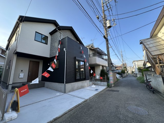 清瀬市松山3丁目　南東道路の前面道路含む現地写真