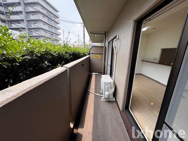 サワン東太田のバルコニー|広々としたバルコニーです