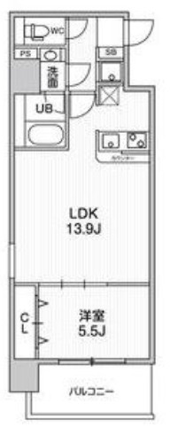 LaDouceur九条の間取り