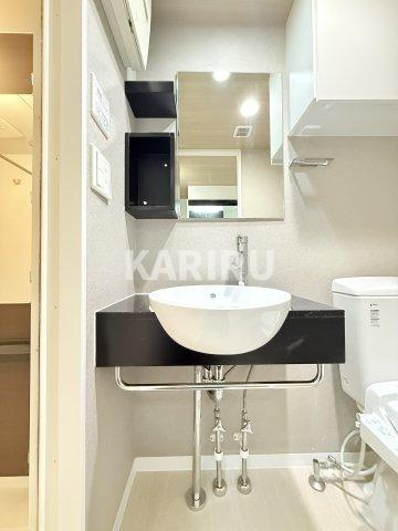 SERENiTE北浜の洗面所