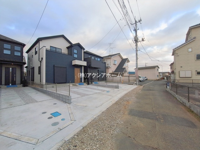 入間市野田・全4棟　新築一戸建　3号棟　～収納スペース豊富～の前面道路含む現地写真|現地写真（2026年1月7日撮影）