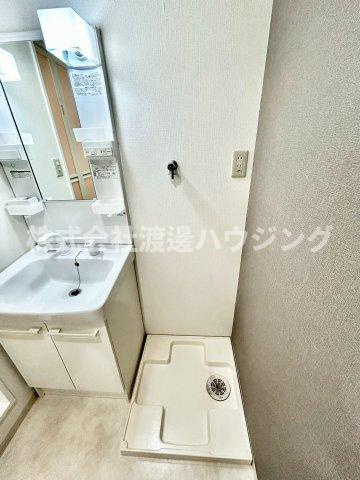 コーポ南千里の設備|室内洗濯パン