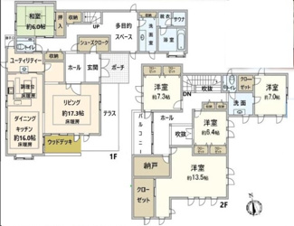 【間取り】 | 東灘区住吉山手4丁目　中古戸建