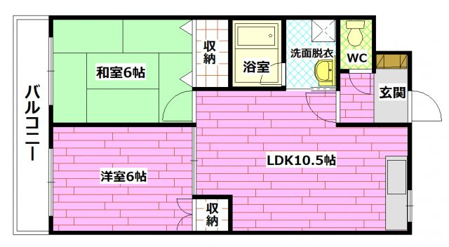 アンフォーラ宮脇の間取り