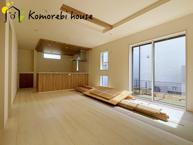 上尾市小泉6丁目　新築一戸建て　ブルーミングガーデン　01の外観|6/28撮影