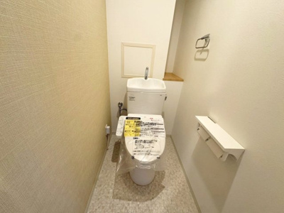 【トイレ】 | グラン・コート堺ザビエル公園東 | 【トイレ新調】温水洗浄便座ですので、寒い日も温かい便座で安心して使用していただけますよ