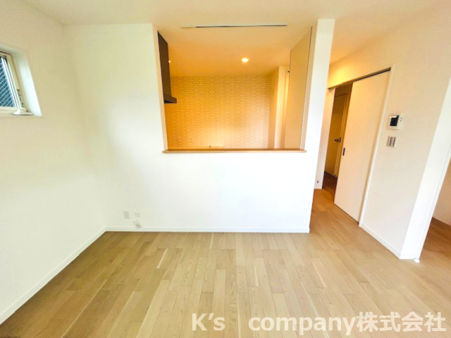 ◎茅ヶ崎市香川5丁目　新築戸建　1号棟のキッチン|キッチンからはリビングの様子が見渡せます☆