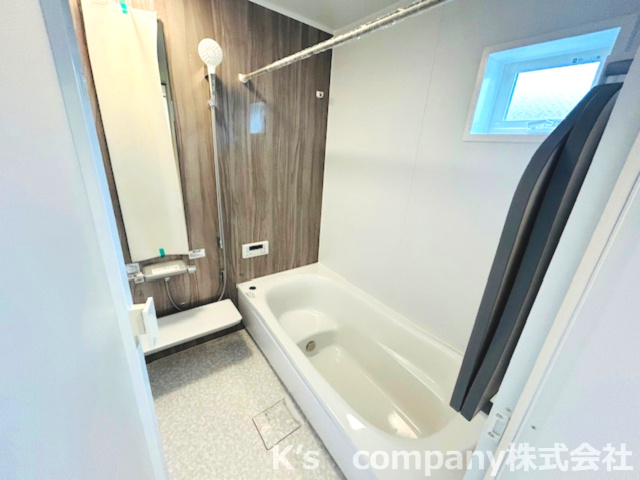 ◎茅ヶ崎市香川5丁目　新築戸建　1号棟の浴室|ゆとりある浴室でゆったりと疲れを癒すことができます☆