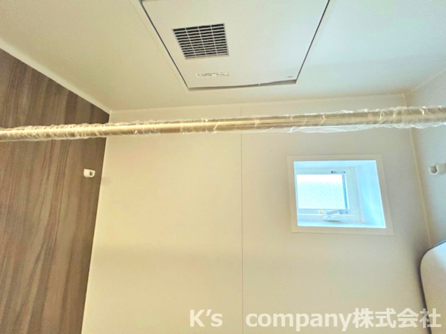 ◎茅ヶ崎市香川5丁目　新築戸建　1号棟の冷暖房・空調設備|浴室乾燥機付きで雨の日のお洗濯も安心です♪