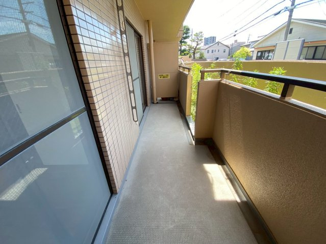 コンセール町北のバルコニー|広々としたバルコニーです
