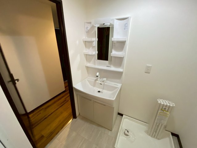 コンセール町北の独立洗面台|独立洗面台、朝の身支度には欠かせません