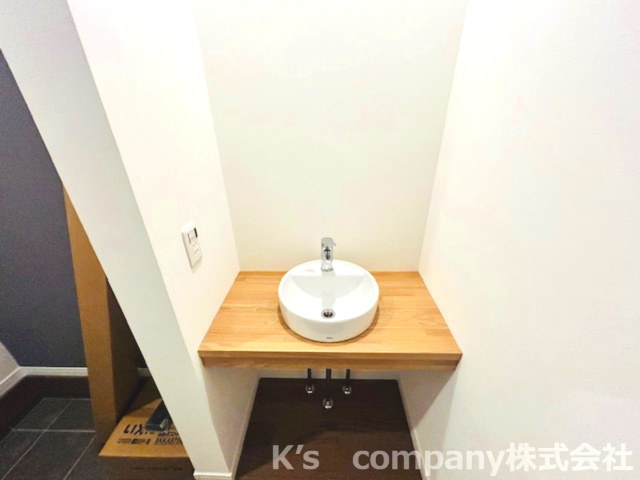 ◎茅ヶ崎市香川5丁目　築未入居戸建　2号棟のその他|玄関横には嬉しい手洗いスペース♪