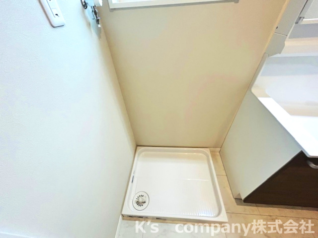 ◎茅ヶ崎市香川5丁目　新築戸建　2号棟のランドリースペース|洗濯機置き場です☆