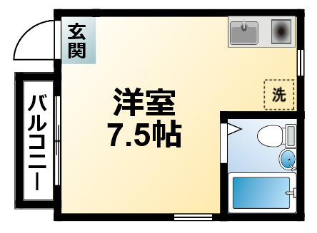 グランディハイツ九十九里E棟の間取り|反転タイプあり