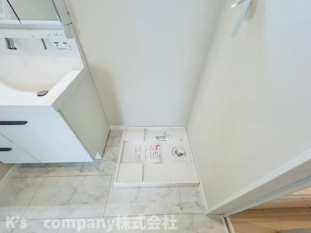 ◎茅ヶ崎市香川5丁目　新築戸建　8号棟のランドリースペース|洗濯機置き場♪