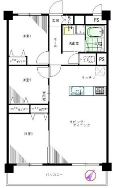 横須賀ハイム 605号室の画像