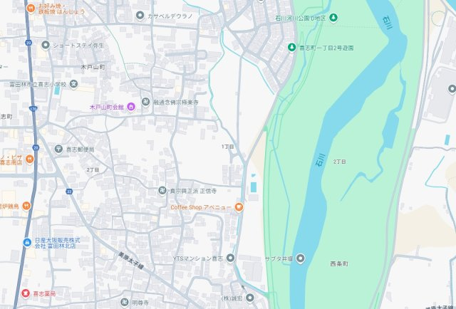 富田林市喜志町　新築一戸建ての地図