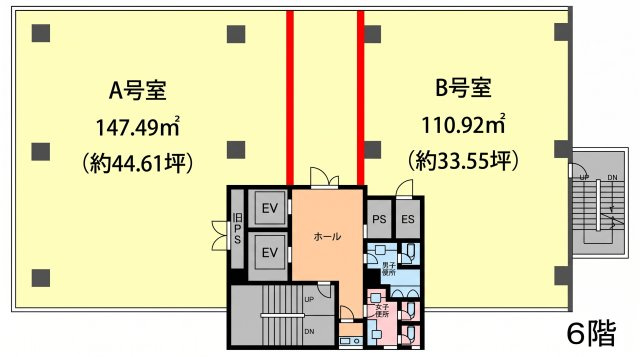 【間取り】 | マルイチビル | 6階