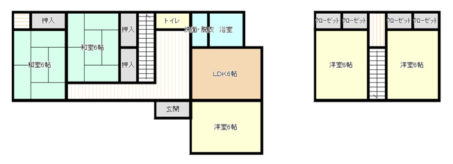【間取り】 | 高崎市棟高町　中古住宅