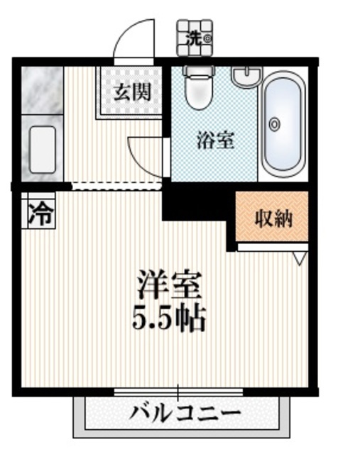 シティハイム　Ｕの間取り|★南向き★