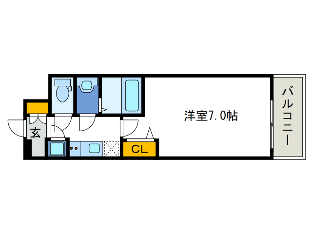 レジュールアッシュウエストレジスの間取り