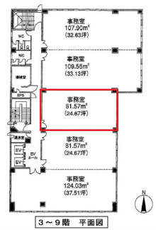 【間取り】 | 関西心斎橋ビル | 関西心斎橋ビル　間取り