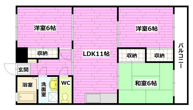 グリーンシャトー畑井の間取り