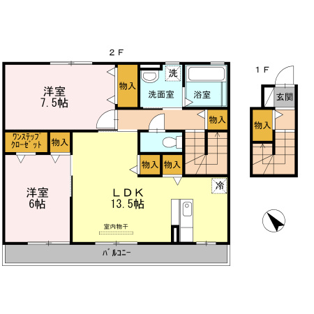コンフォーティアの間取り