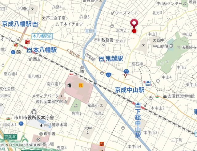 メゾン カルテットの地図|★案内図★
