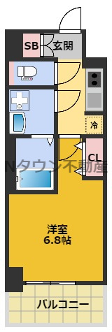 【間取り】 | S-RESIDENCE鶴舞駅前 | 間取りです