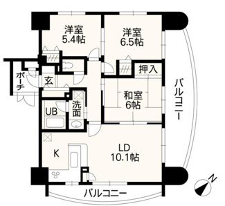【間取り】 | ダイアパレスグランドツイン水前寺