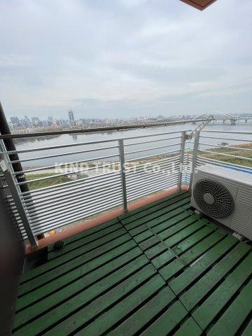 リバープレイス梅田北のバルコニー|陽当たり良好なバルコニーです