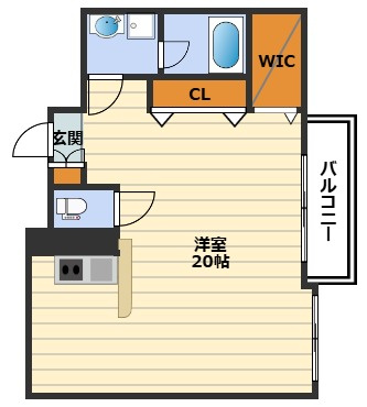リバープレイス梅田北の間取り
