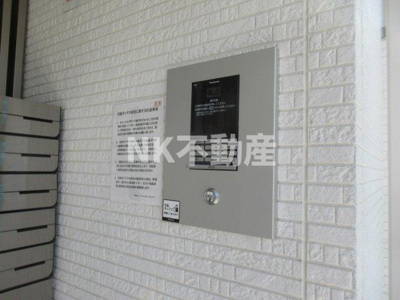 【セキュリティ】 | クリエオーレ御厨東（八戸ノ里賃貸） | オートロックです