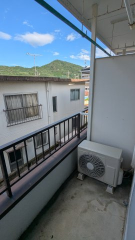 かしの木ハイムのバルコニー