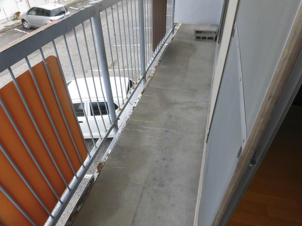 わたらせコーポＡのバルコニー