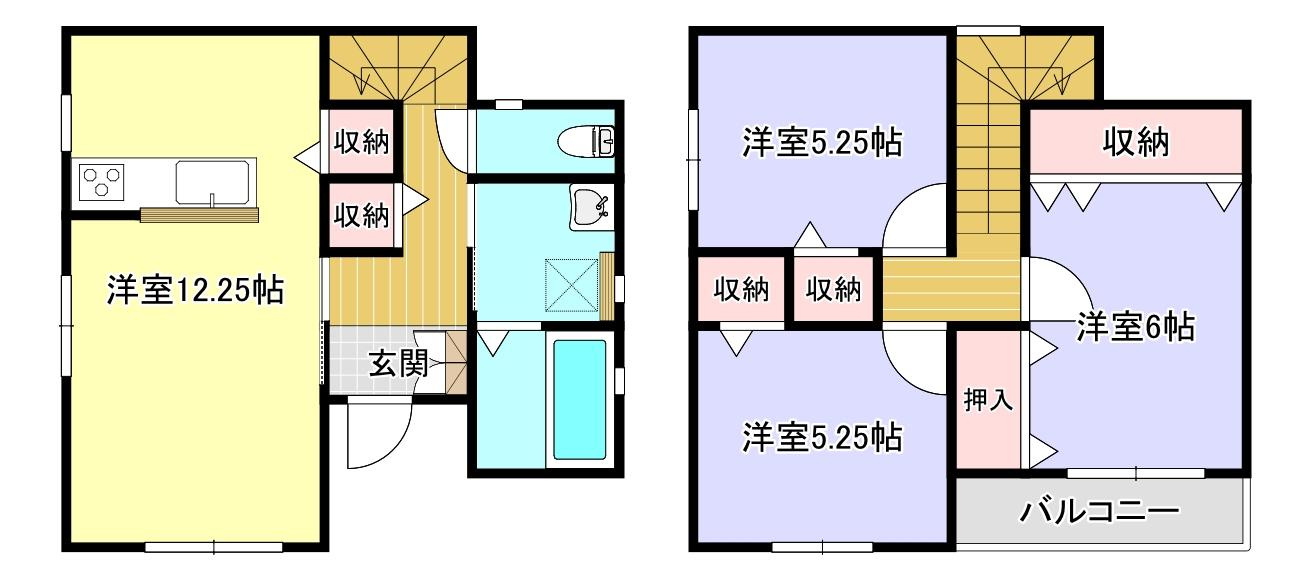 錦Ⅱの間取り