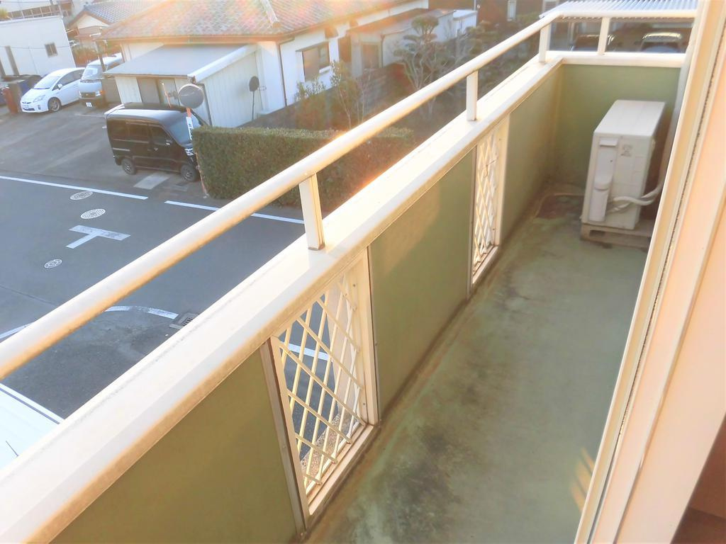 メゾンサワのバルコニー