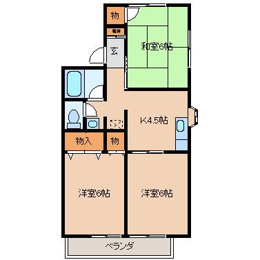 メゾンサワの間取り