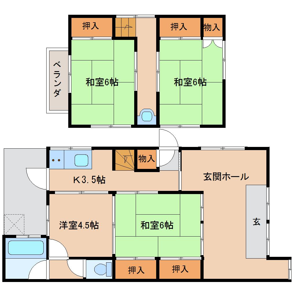 浜松住宅の間取り