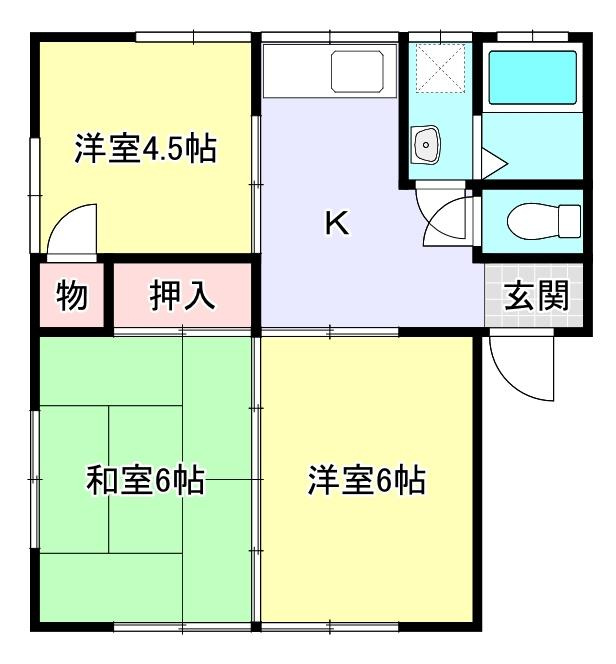 光ハイツの間取り