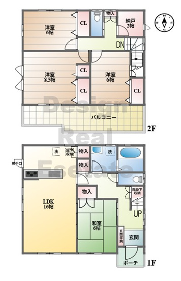 【間取り】 | 加須市東栄2丁目　中古住宅  